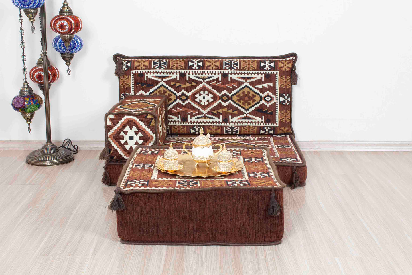 Anatolian Brown Mini Sofa Set