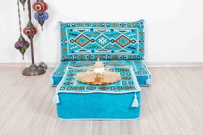 Anatolian Light Blue Mini Sofa Set