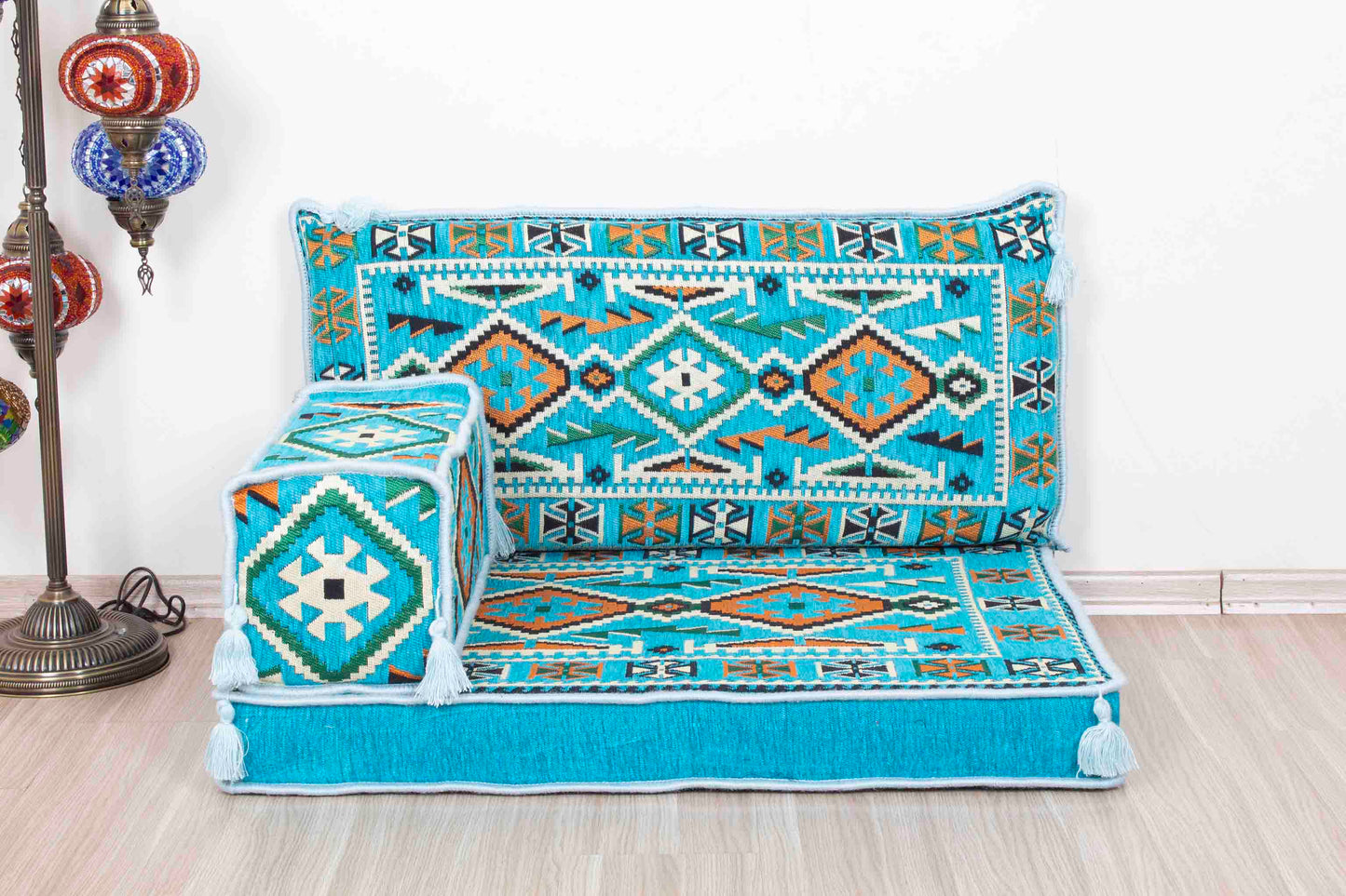 Anatolian Light Blue Mini Sofa Set