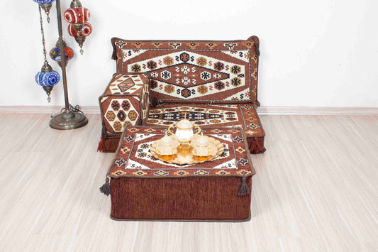 Ephesus Brown Mini Sofa Set