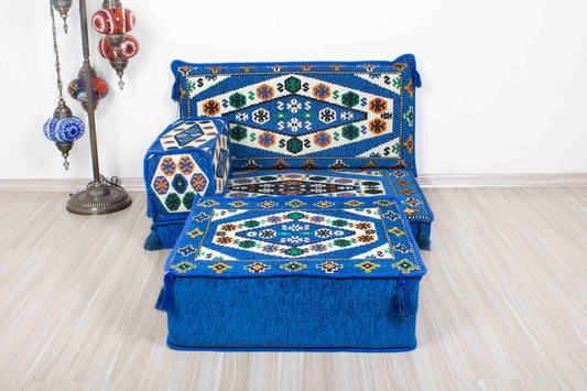 Ephesus Blue Mini Sofa Set