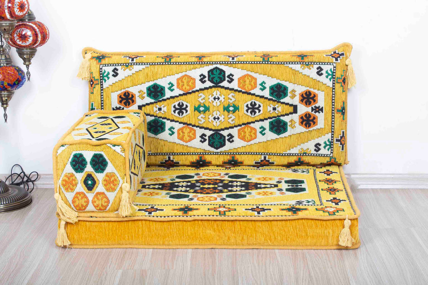 Ephesus Yellow Mini Sofa Set