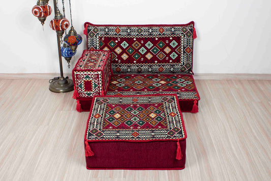 Chile Maroon Mini Sofa Set