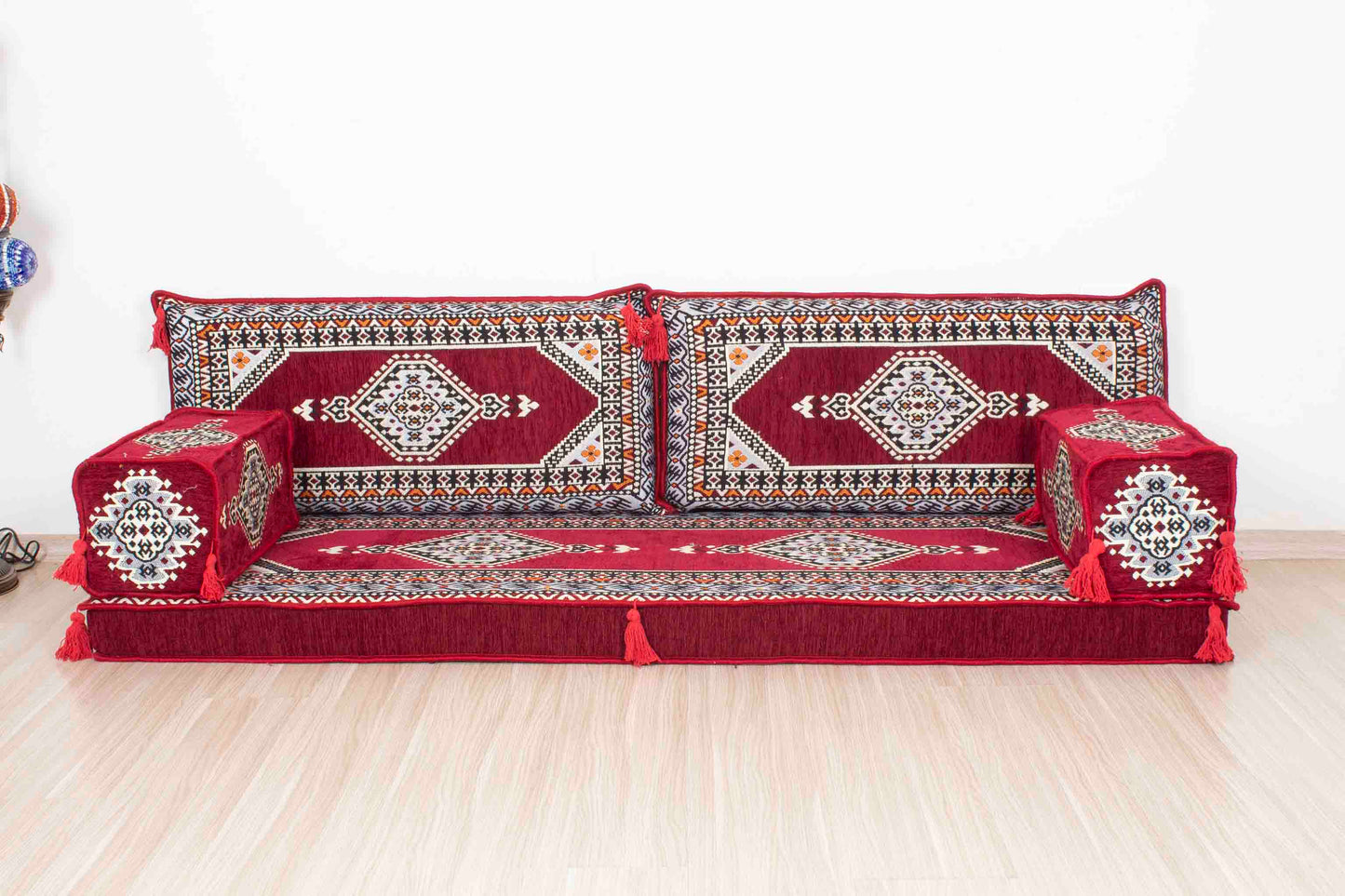 Palace Maroon Sofa Set