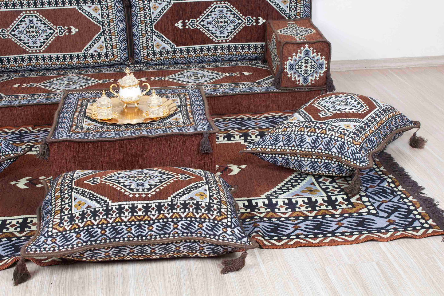 Palace Brown Sofa Set