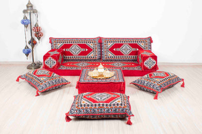 Palace Red Sofa Set