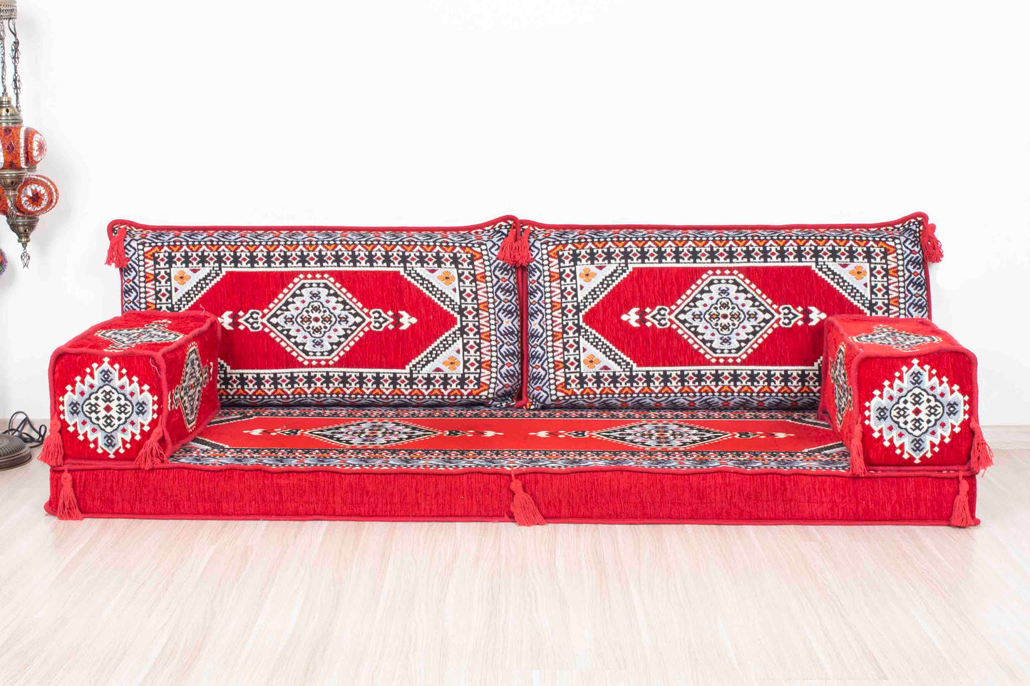 Palace Red Sofa Set