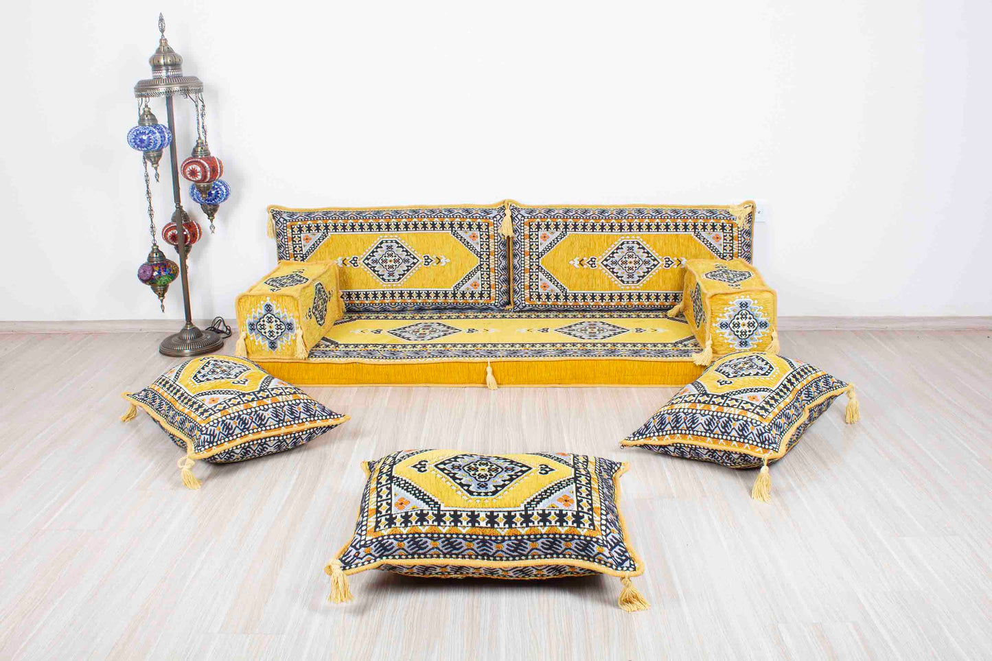 Palace Yellow Sofa Set