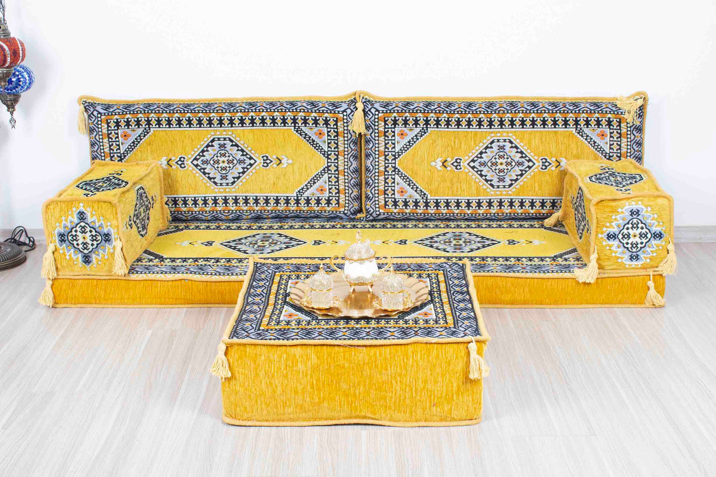 Palace Yellow Sofa Set