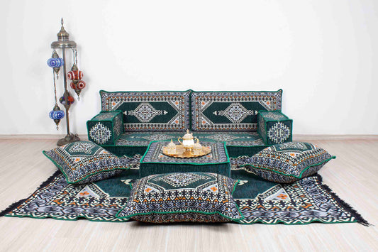 Palace Green Sofa Set