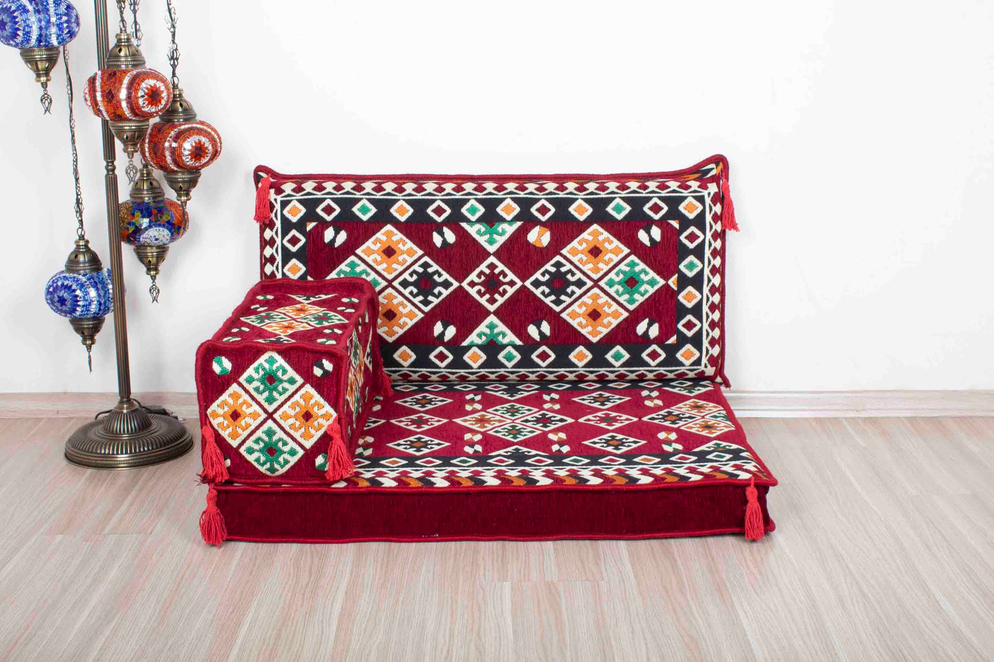 Cappadocia Maroon Mini Sofa Set