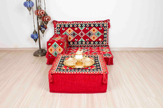 Cappadocia Red Mini Sofa Set