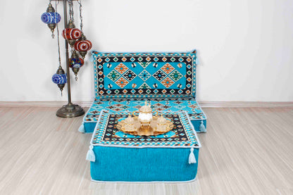 Cappadocia Light Blue Mini Sofa Set