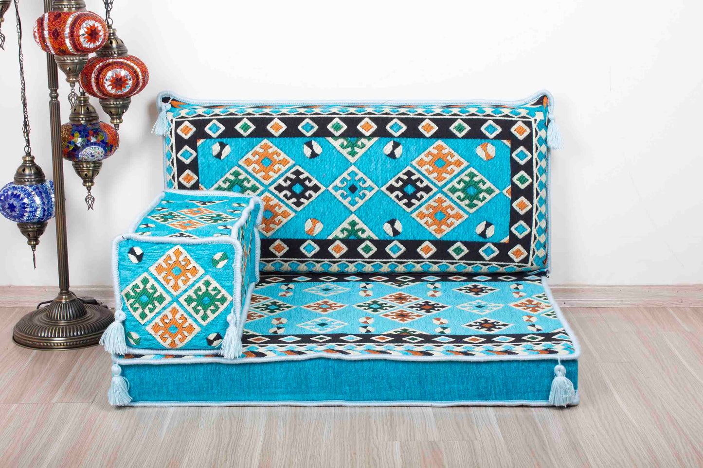 Cappadocia Light Blue Mini Sofa Set